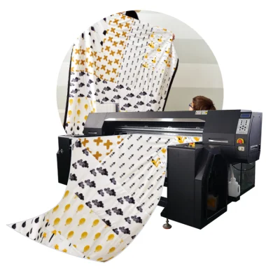 Correia transportadora de tecido de algodão de seda digital direto para máquina de impressão de vestuário