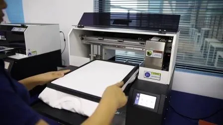 2020 nova impressora dtg têxtil digital multicolorida de tamanho a3 cabeças duplas 30x40cm para t