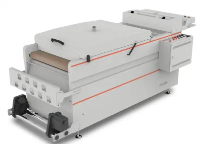 Máquina agitadora de pó de 60 cm com correia para impressão digital DTF